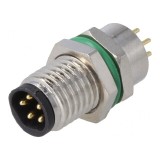 Conector M8 5-Pin Montare Panou Piuliță Frontală