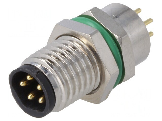 Conector M8 5-Pin Montare Panou Piuliță Frontală