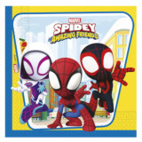 Servetele petrecere spidey 33x33 cm - marimea 158 cm