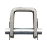Brida de remorcare cu bolt 19 mm si siguranta, deschidere 55x60 mm