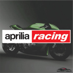 APRILIA RACING-MODEL 4-STICKERE MOTO - 15 cm. x 2.90 cm.