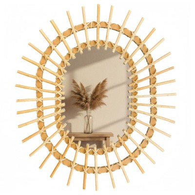 Oglinda perete Boho 57CM QDJ5749 foto