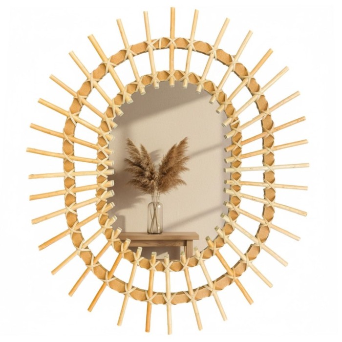 Oglinda perete Boho 57CM QDJ5749