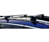 Set 2 bare portbagaj transversale din aluminiu, cu cheie compatibile VW Touareg I (7L)/ II (7P), Oem