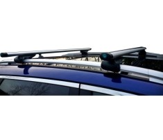 Set 2 bare portbagaj transversale din aluminiu, cu cheie compatibile Citroen C5 Combi 2001-2007