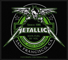 Patch Metallica: Beer Label foto