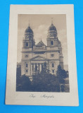 Carte Postala circulata veche - anii 1910 - IASI - MITROPOLIA - piesa deosebita, Sinaia, Printata
