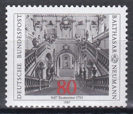 Germania 1987 - 300 de ani de la nașterea lui Balthasar Neumann, Arhitect, MNH