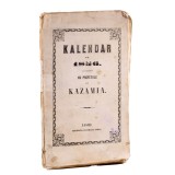 Calendar pe anul 1856, colligat cu Almanah pentru rom&acirc;ni