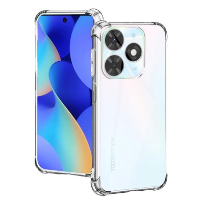 Husa Tecno Spark 20 Techsuit Shockproof Clear Silicone, transparenta foto