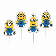 4 Lumanari Minions Despicable Me Party foto