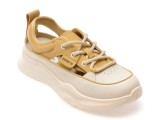 Cumpara ieftin Pantofi sport FLAVIA PASSINI galbeni, 70136, din piele naturala