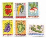 Romania - Cultura legumelor timpurii, 1963 - serie neobliterata