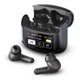 Casti Wireless Model VR06, Ecran LCD Full HD 1.9 Inch cu 10 Functii|Negru, Casti In Ear, Active Noise Cancelling
