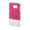 Carcasa Lovely Dots Samsung Galaxy S6 Hama, Roz/Alb, Plastic