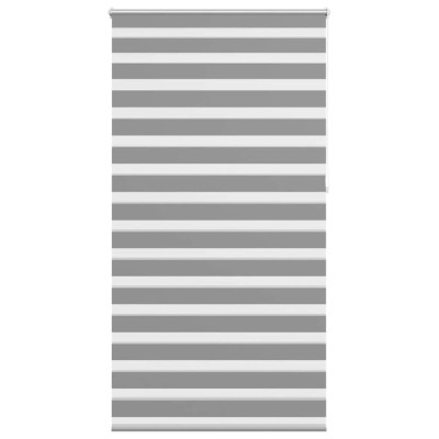 Jaluzea tip zebra, 120 x 230 cm, gri foto