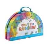 Set accesorii craft in cutie, rainbow, XXL
