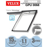 Fereastra mansarda VELUX GPU 0068, dubla deschidere, poliuretan, 3 sticle