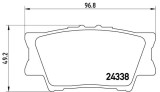 BREMBO P 83 089 PRIME LINE set placute frana,frana disc