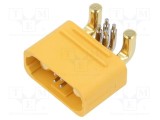 Conector alimentare DC soclu tată AMASS AS150U 6 pini 70A 500V pentru PCB
