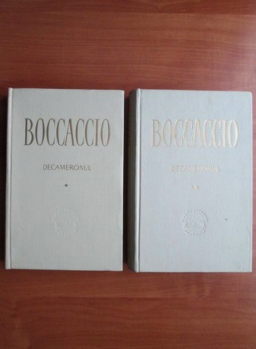 Giovanni Boccaccio - Decameronul 2 volume (1963, editie cartonata)