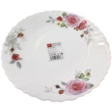 Set 6 Farfurii Desert Opal Alb Flori Cok Julia 19cm 161-0006 CNN49195