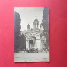 Bucuresti Bukarest Calea Victoriei Biserica Zlatari automobil