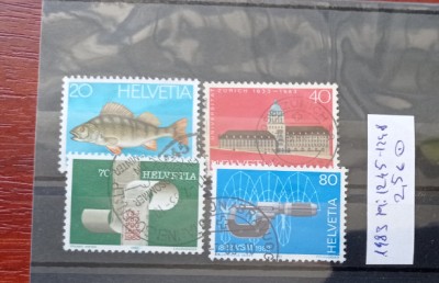 TS21 - Timbre serie CCCP - Elvetia - Helvetia 1983 foto