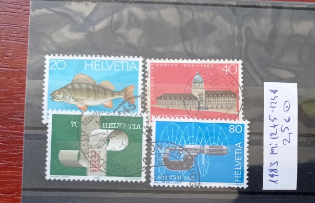 TS21 - Timbre serie CCCP - Elvetia - Helvetia 1983