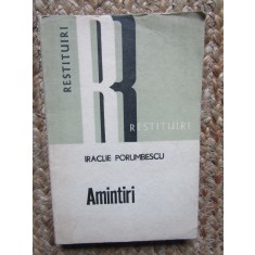 Amintiri - Iraclie Porumbescu (tatal lui Ciprian Porumbescu)
