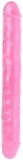 Dildo Dublu Crystal Jellies VSCNOVELTY, realistic, roz - 30,5 cm