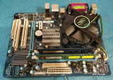 Kit Placa Gigabyte + Intel E7400, 3gb DDR3, cool, sursa - Prezentare YouTube