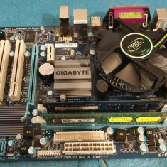 Kit Placa Gigabyte + Intel E7400, 3gb DDR3, cool, sursa - Prezentare YouTube