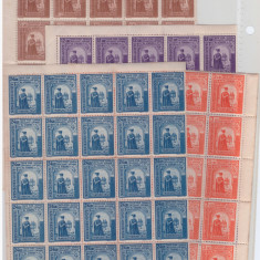 RO-221-ROMANIA 1943-Lp 154 III-DUCA VODA DOMNUL MOLDOVEI -bloc de 25 timbre MNH