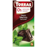 Ciocolata Neagră cu Mentă 75gr, Torras