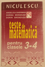 Angelica Gherman - Teste de matematica pentru clasele 3-4 foto