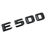 Emblema E 500 Negru, pentru spate portbagaj Mercedes, Mercedes-benz