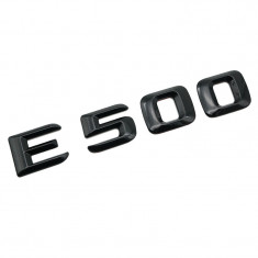Emblema E 500 Negru, pentru spate portbagaj Mercedes