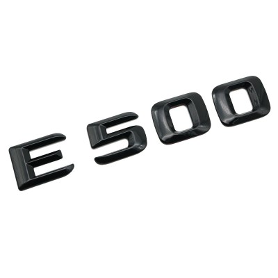 Emblema E 500 Negru, pentru spate portbagaj Mercedes foto