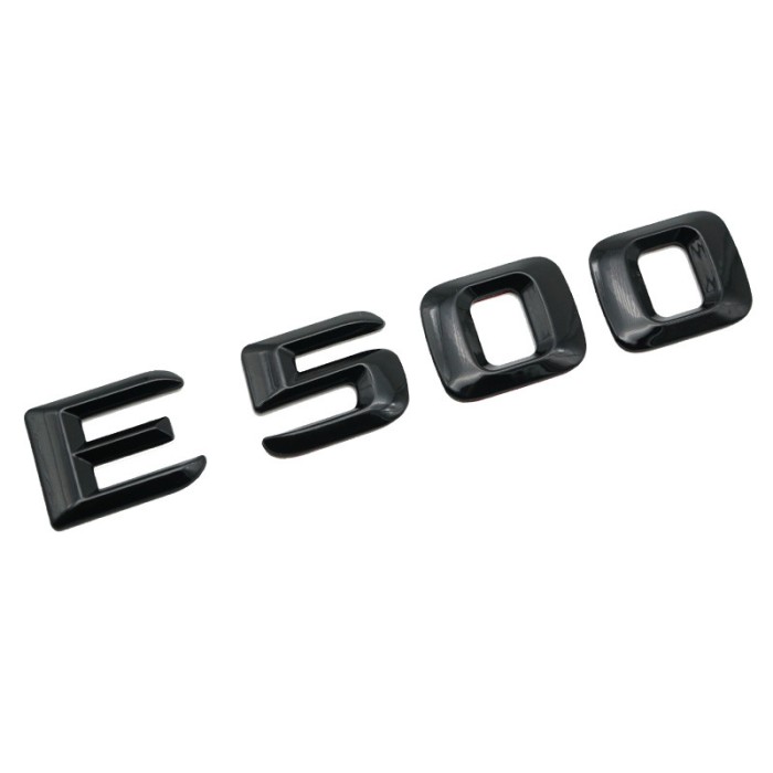 Emblema E 500 Negru, pentru spate portbagaj Mercedes