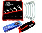 Set 5 chei inelare tip C 10-19mm 5bucati piese Chrome-Vanadium Cr-V (S10985)