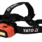 YATO Lanterna LED pentru cap, cu acumulator Li-Ion 3.7 V, 800 Lm