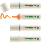 Set 4 markere Edding ecoline, varf 2, 5 mm, multicolor