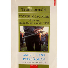 Transformari, inertii, dezordini 22 de luni dupa 22 decembrie 1989 Andrei Plesu si Petre Roman in dialog cu Elena Stefoi