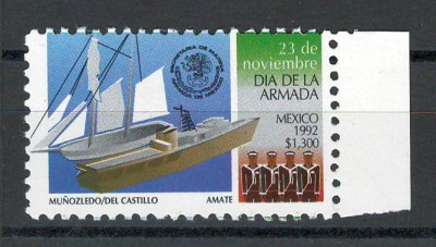 Mexic 1992 MNH - Ziua Marinei, nestampilat foto