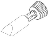 Şurubelniţă cu v&acirc;rf de 10mm
