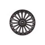 Set 4 capace roti 16 inchi (R16) Dino Negru, Compatibil Cu Opel