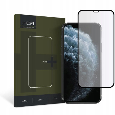 Folie de protectie Hofi Glass Pro+ pentru Apple iPhone X/XS/11 Pro Negru foto