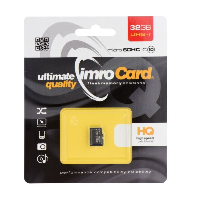 Card MicroSD 32GB (Clasa 10) IMRO foto