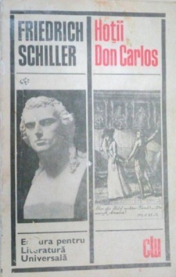 HOTII. DON CARLOS - FRIEDRICH SCHILLER foto